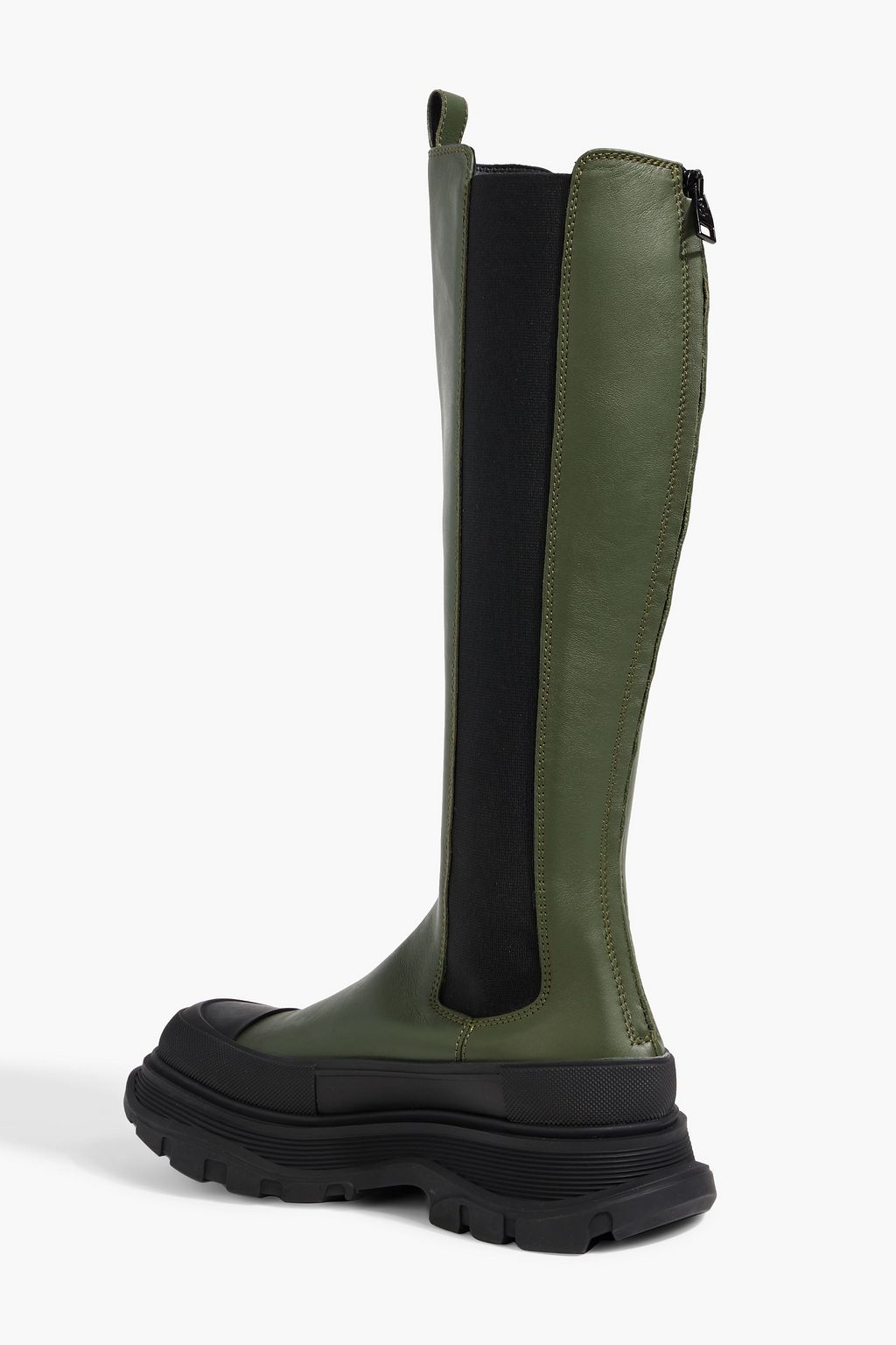 MCQUEEN Tread Slick leather knee boots