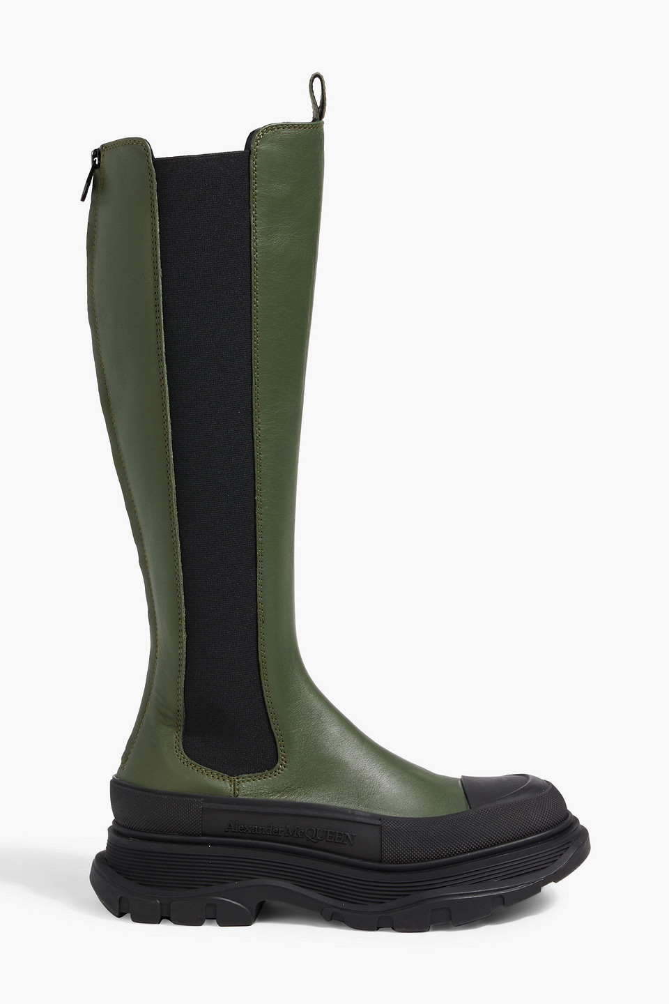 Tread Slick leather knee boots