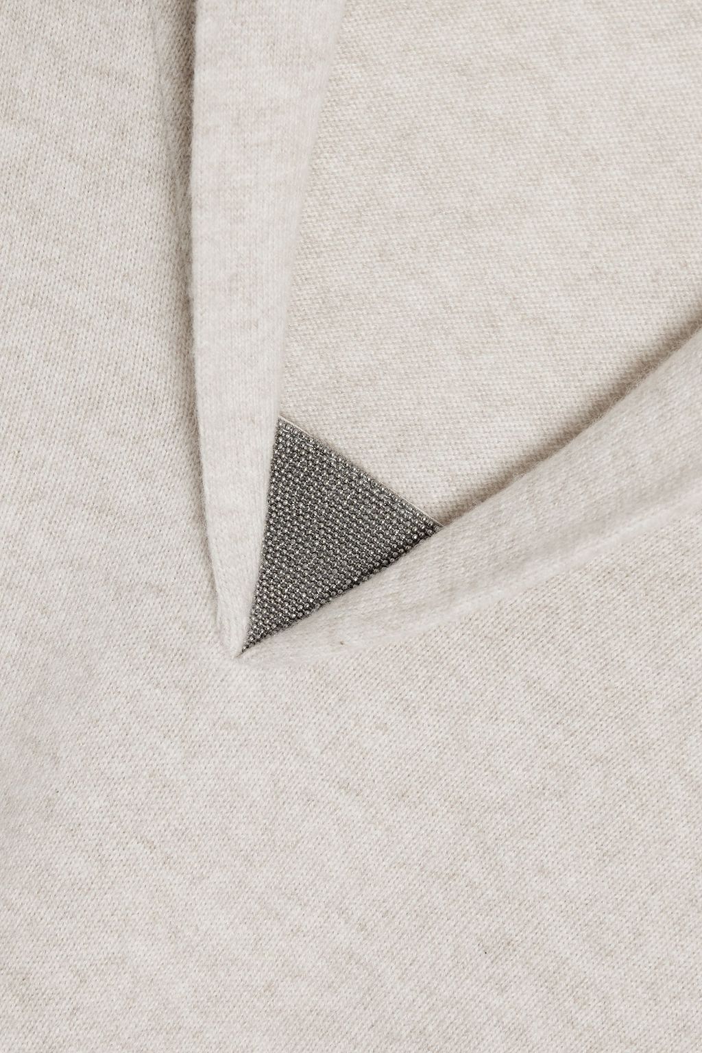 BRUNELLO CUCINELLI Bead-embellished cashmere sweater