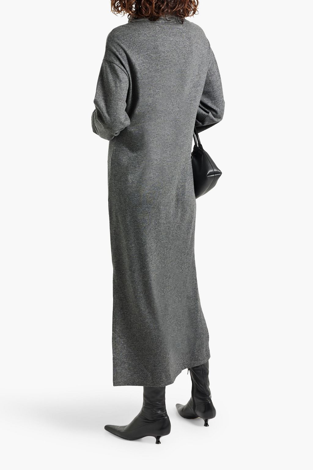 BRUNELLO CUCINELLI Cashmere turtleneck midi dress