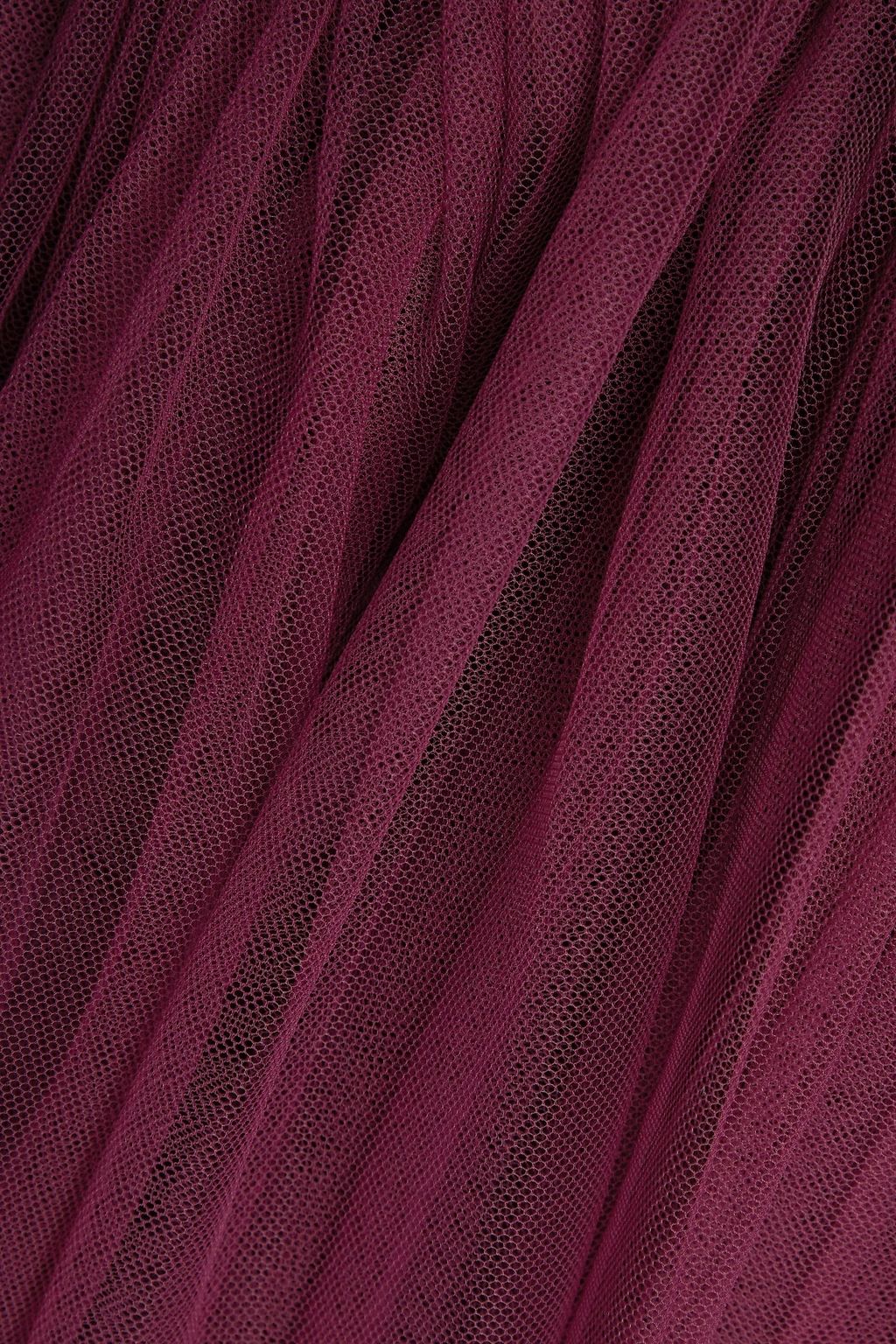 ZAC POSEN Strapless pleated tulle gown