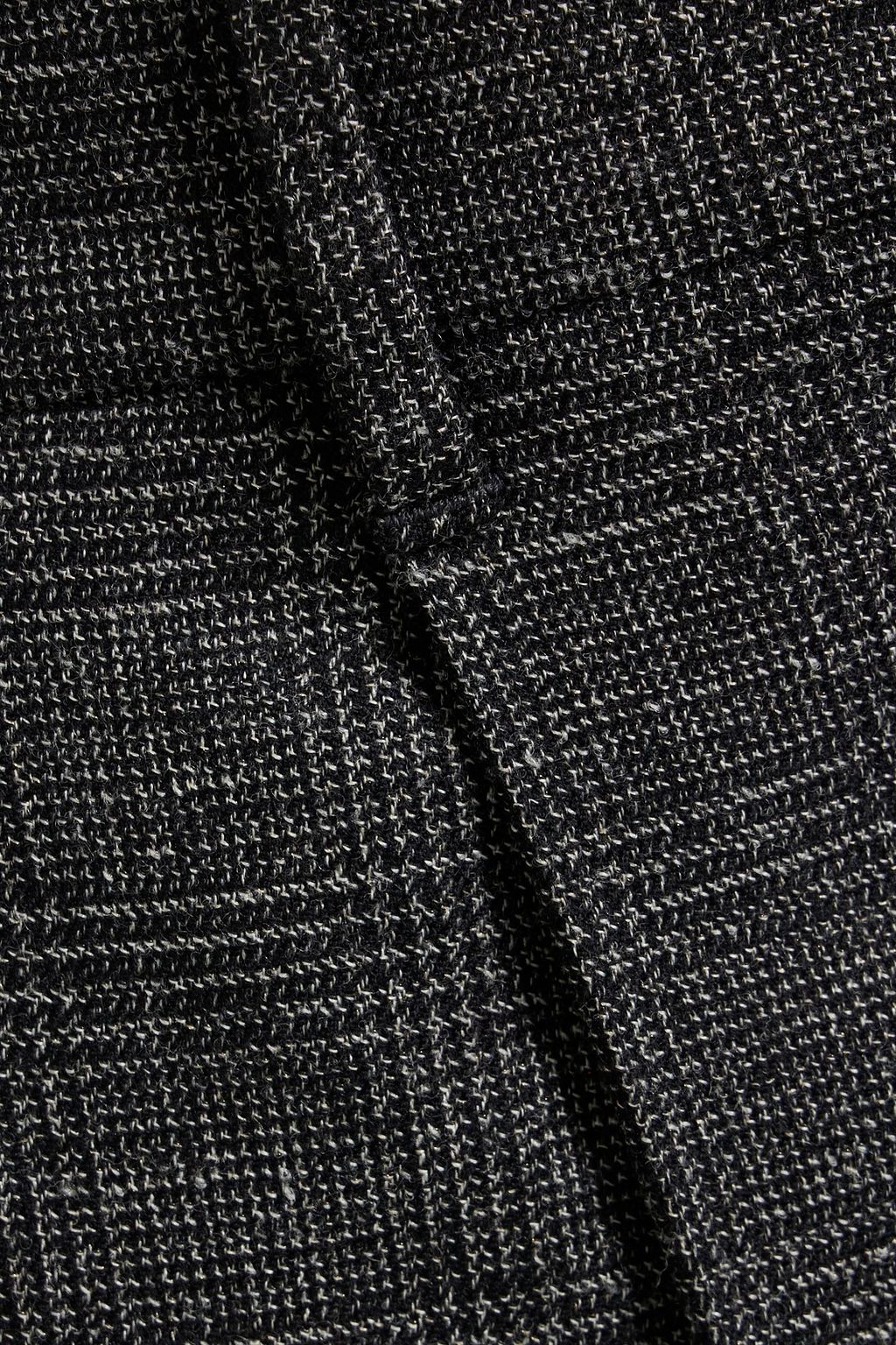 BRUNELLO CUCINELLI Checked wool-blend tweed tapered pants