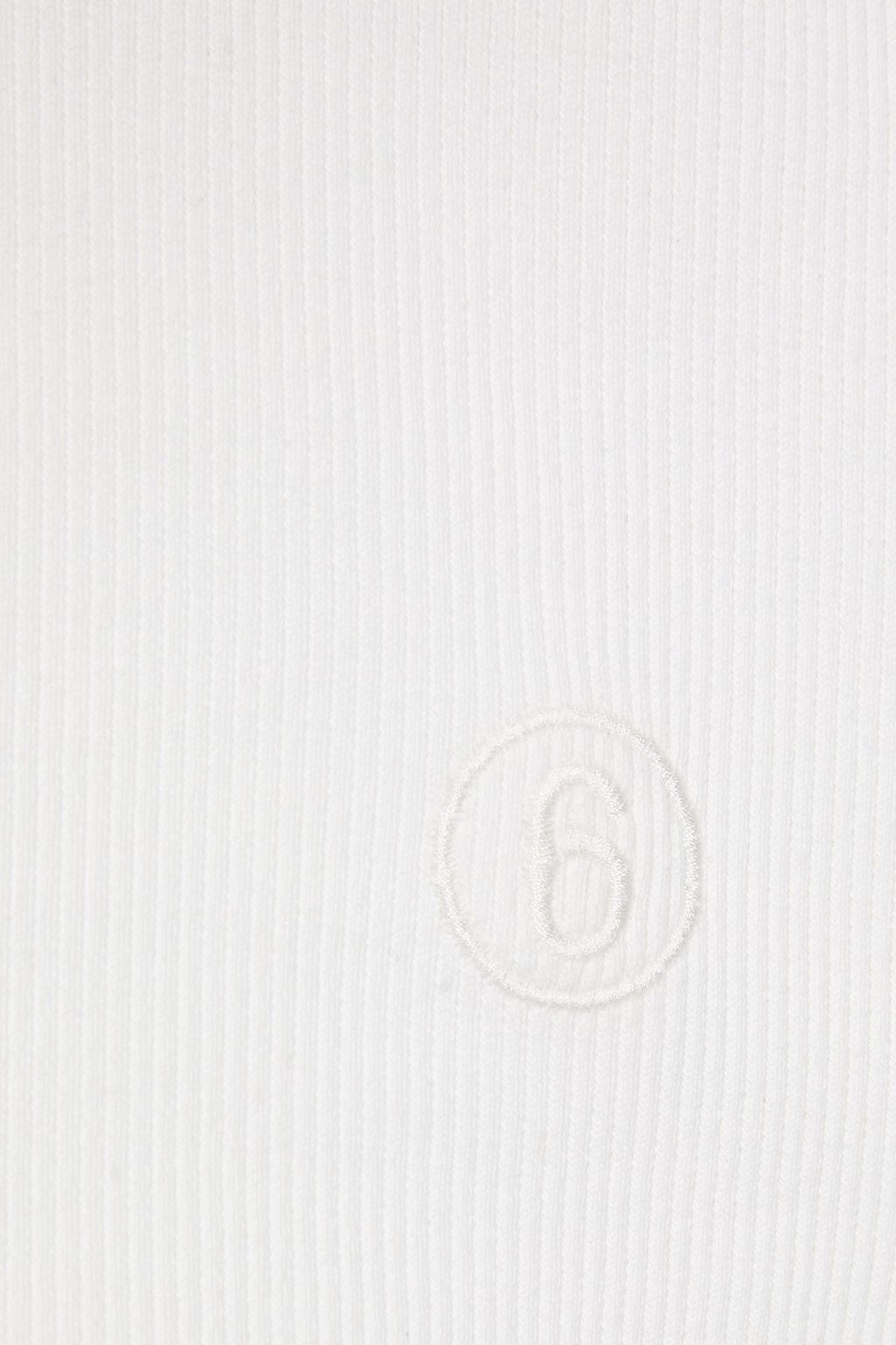 MM6 MAISON MARGIELA بلوزة من الجيرسي ومزيج من القطن المضلّع