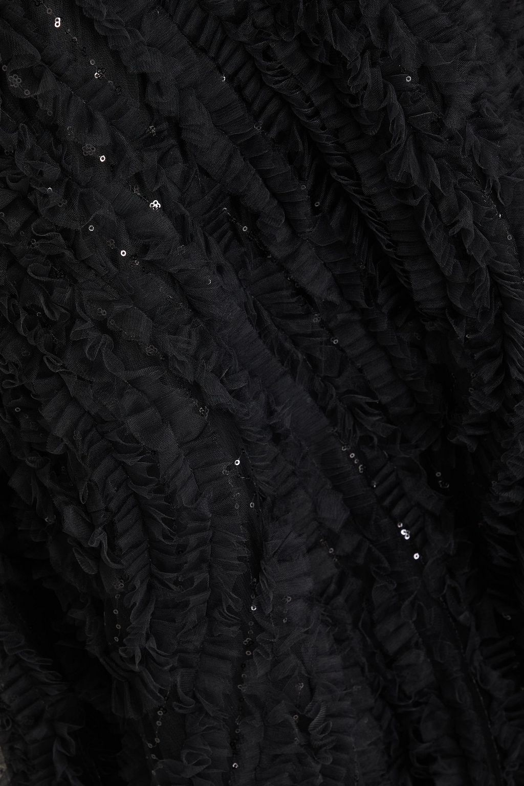 ZAC POSEN Strapless embellished tulle gown