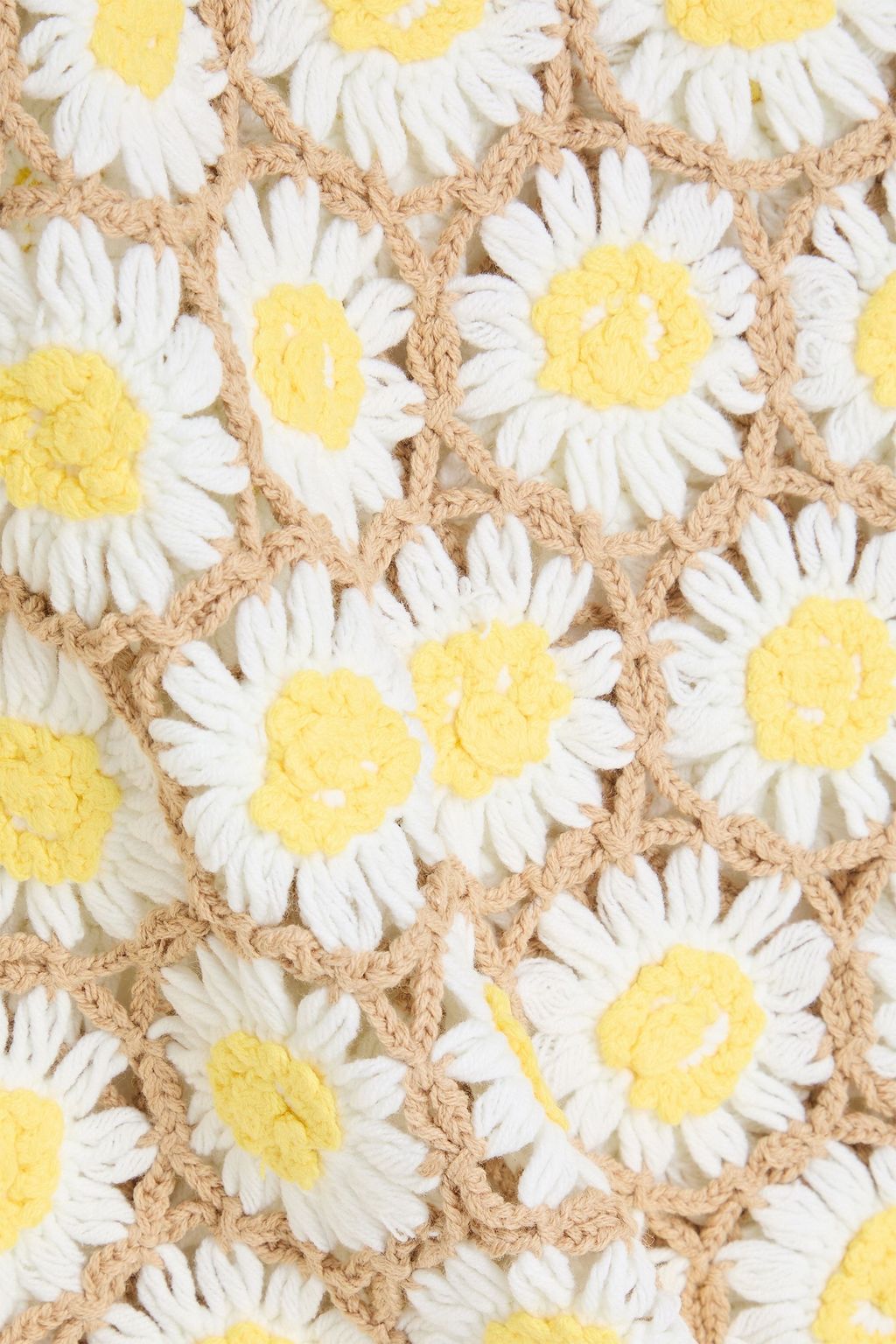 ALICE + OLIVIA Reva crocheted cotton-blend top