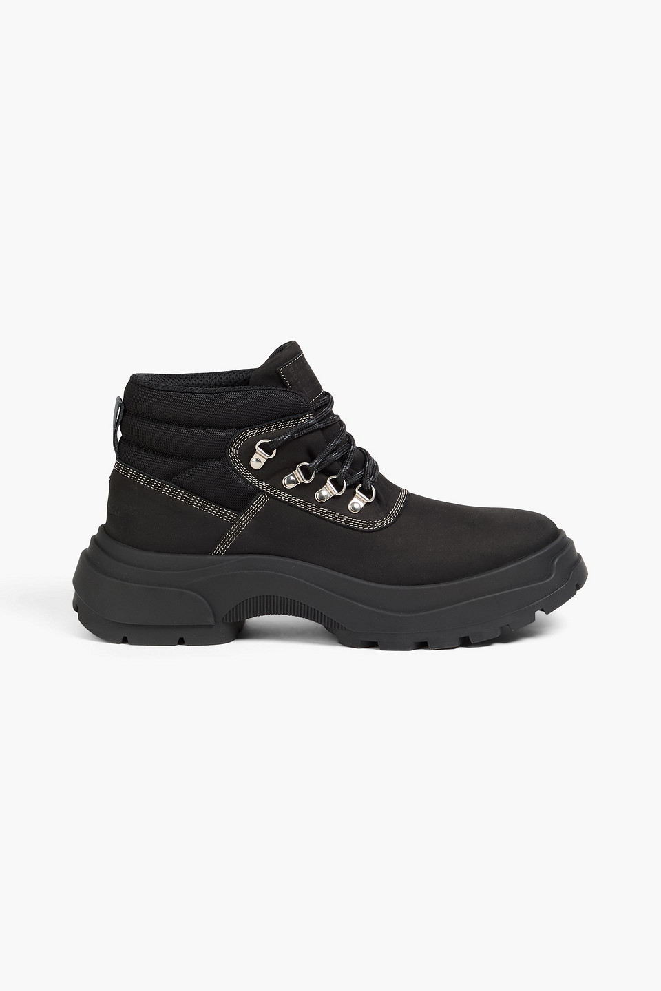 Maison Margiela - Alex leather and mesh hiking boots - Black - EU 41