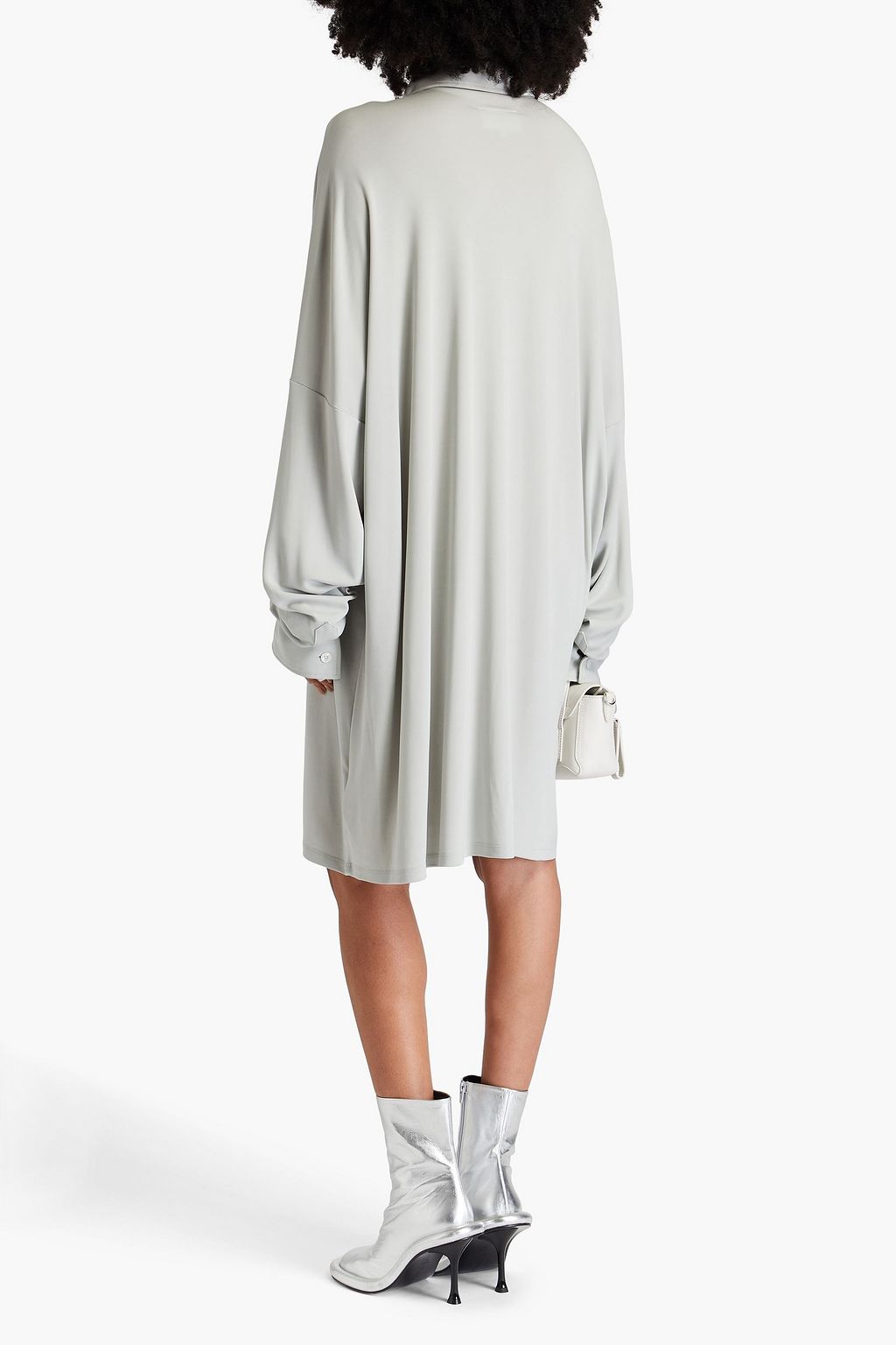 MM6 MAISON MARGIELA ジャージー オーバーサイズ シャツワンピース