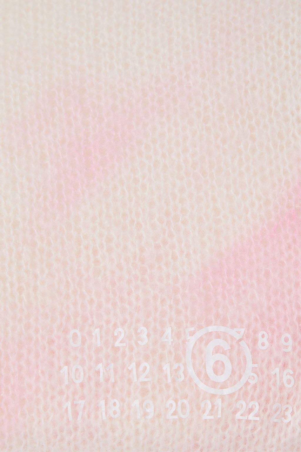 MM6 MAISON MARGIELA Cropped tie-dyed knitted sweater