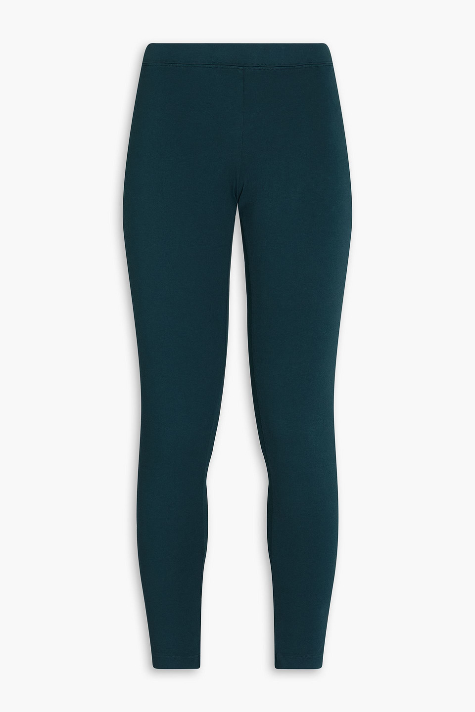 JAMES PERSE CROPPED STRETCH-COTTON JERSEY LEGGINGS