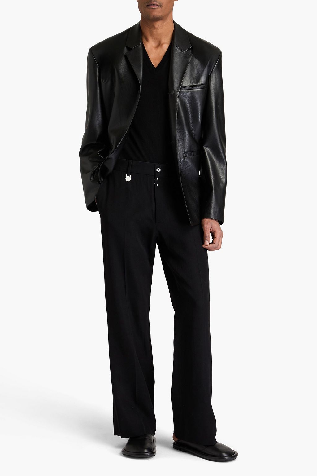 MM6 MAISON MARGIELA Grain de poudre wool-blend pants