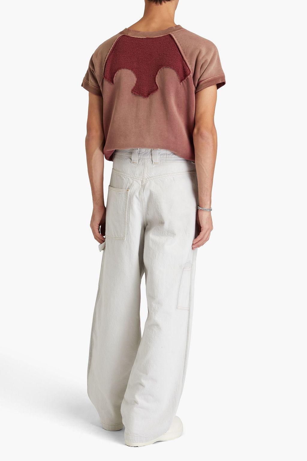 MAISON MARGIELA بنطلون جينز من الدنيم بأرجل واسعة