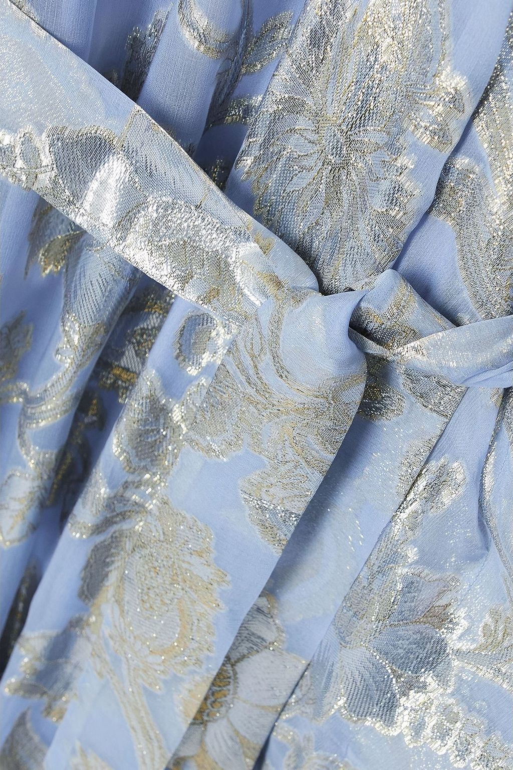TALLER MARMO Bizet fil coupé silk-blend chiffon kaftan