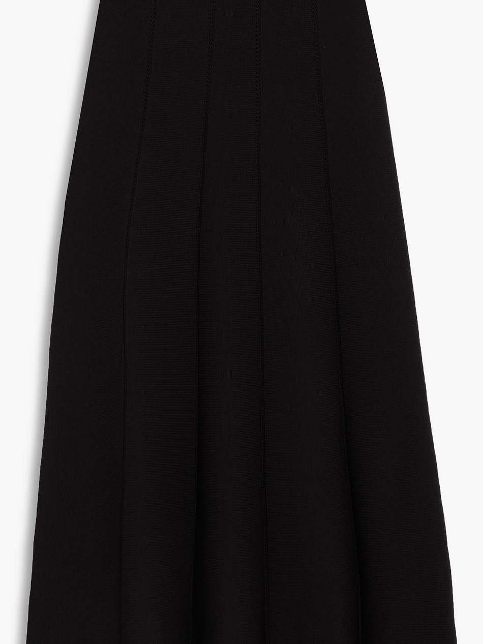 knitted midi skirt