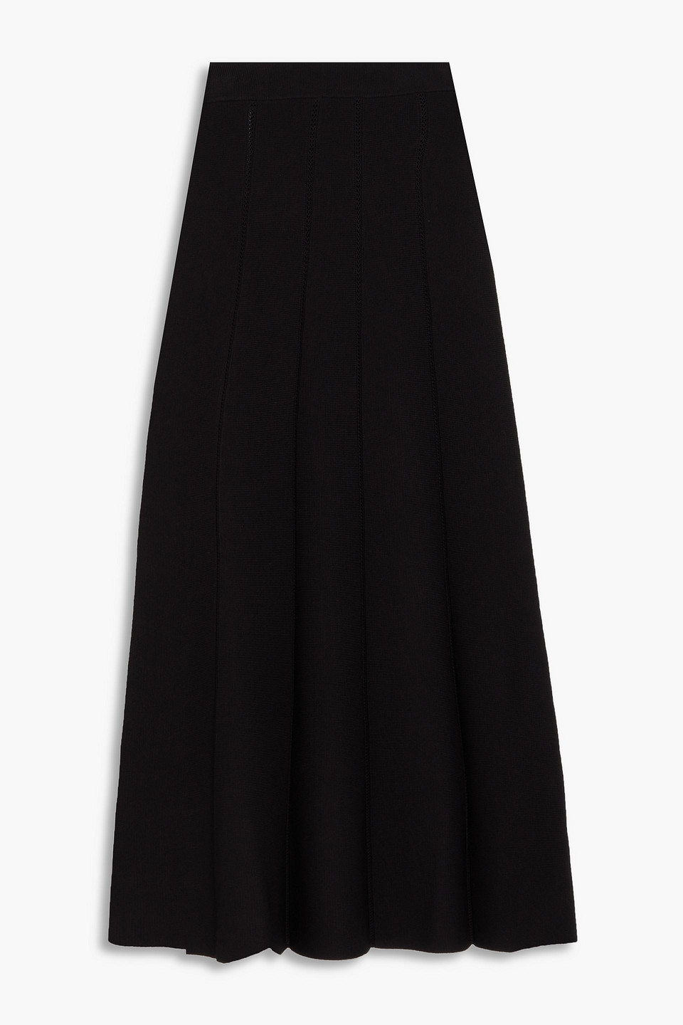 Zimmermann Midi-strickrock In Schwarz