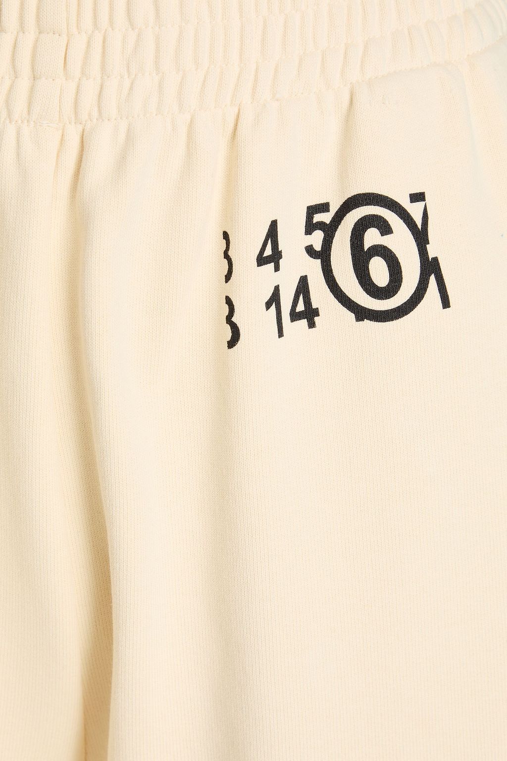 MM6 MAISON MARGIELA 프린트 프렌치 코튼 테리 트랙 팬츠