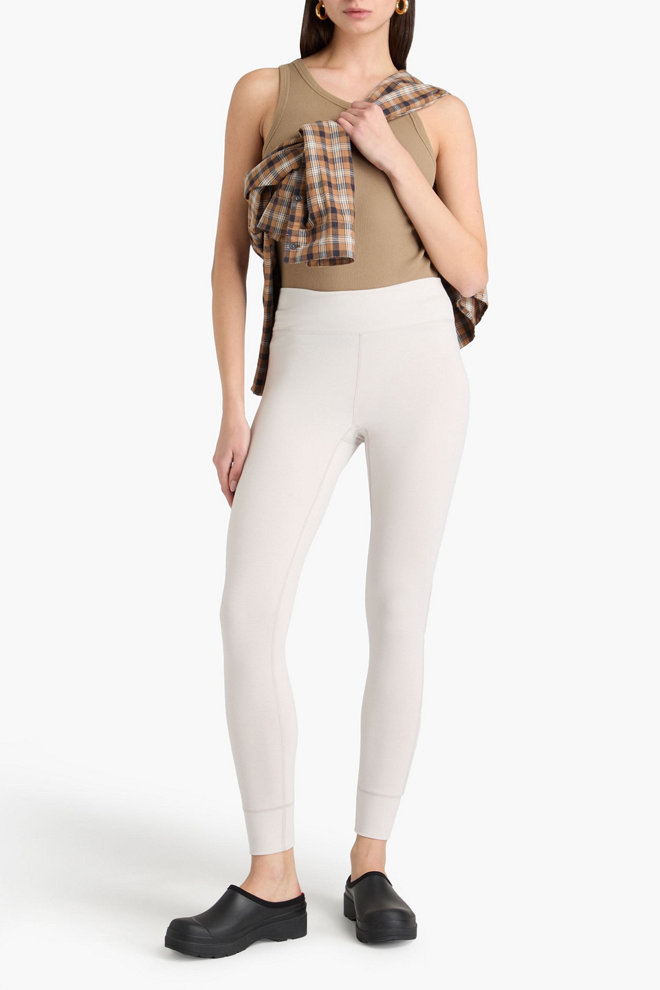 JAMES PERSE STRETCH-JERSEY LEGGINGS