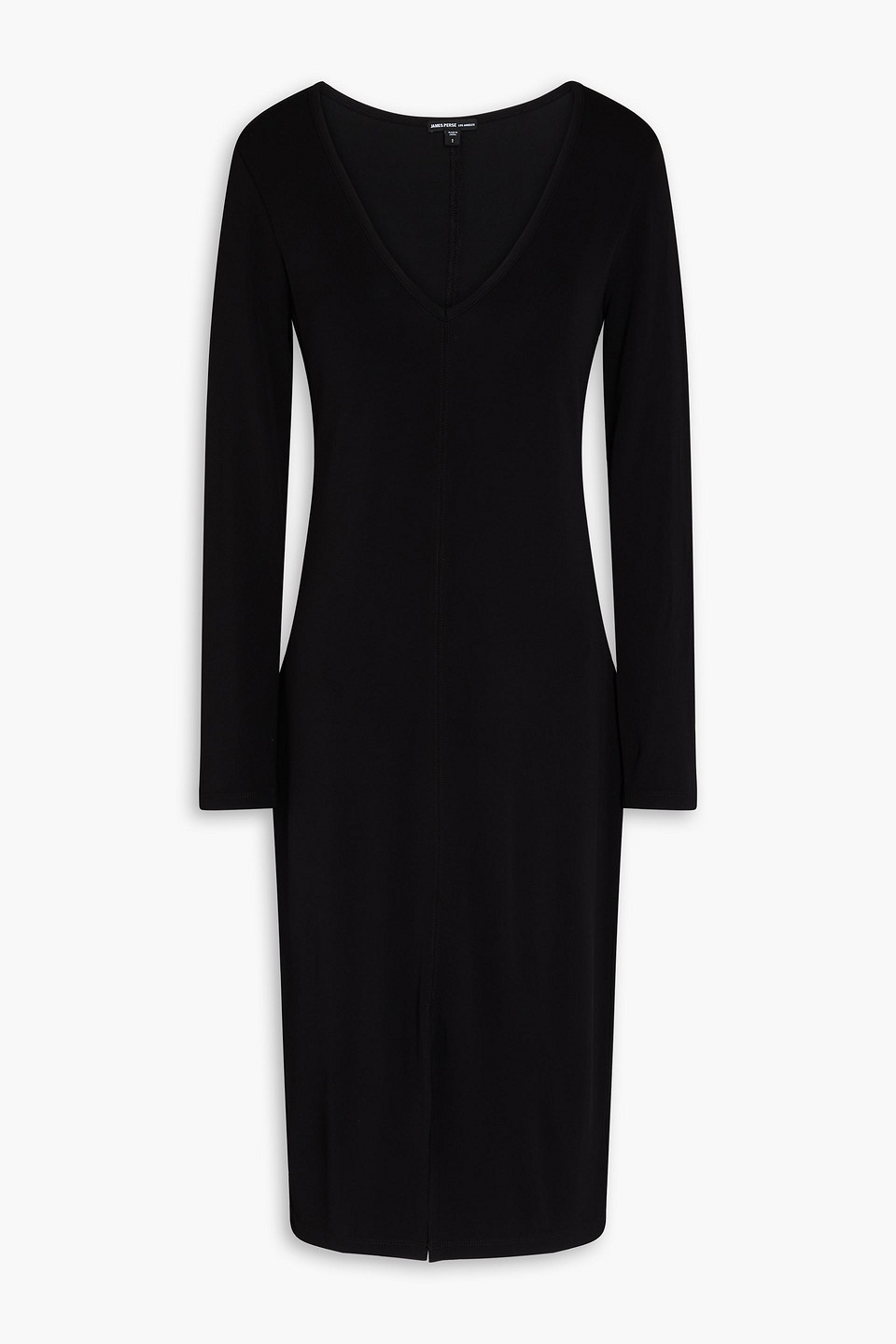 James Perse Jersey Dress In Black