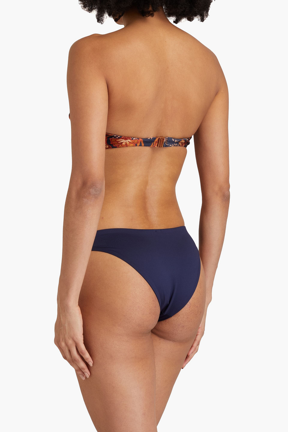 ZIMMERMANN FLORAL-PRINT UNDERWIRED BANDEAU BIKINI