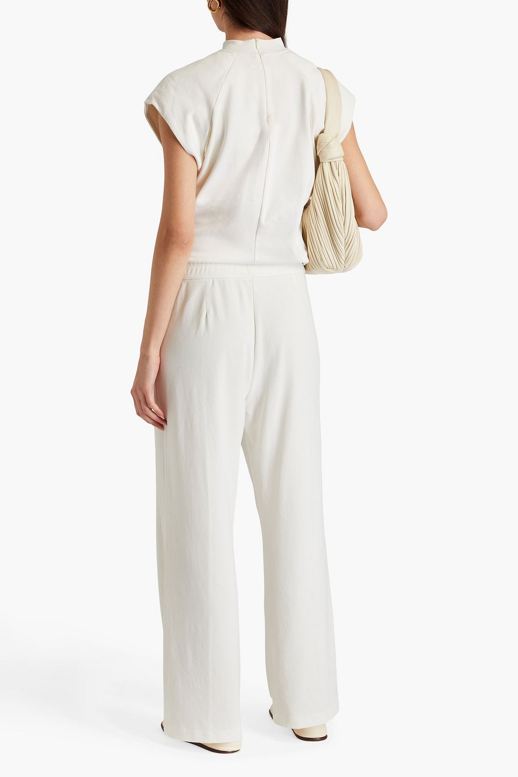 JAMES PERSE Stretch-crepe wide-leg pants