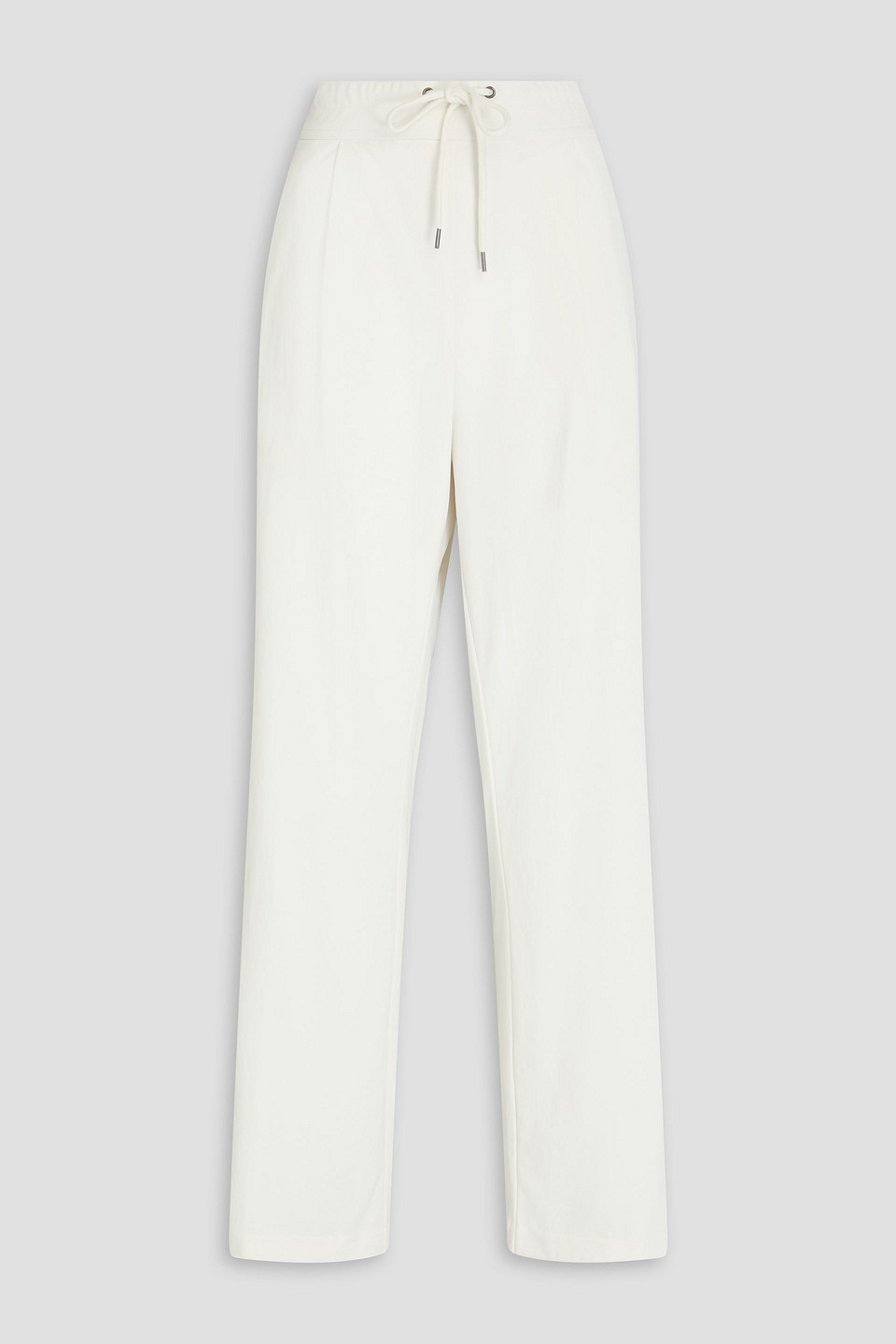 James Perse Stretch-crepe Tapered Trousers In White