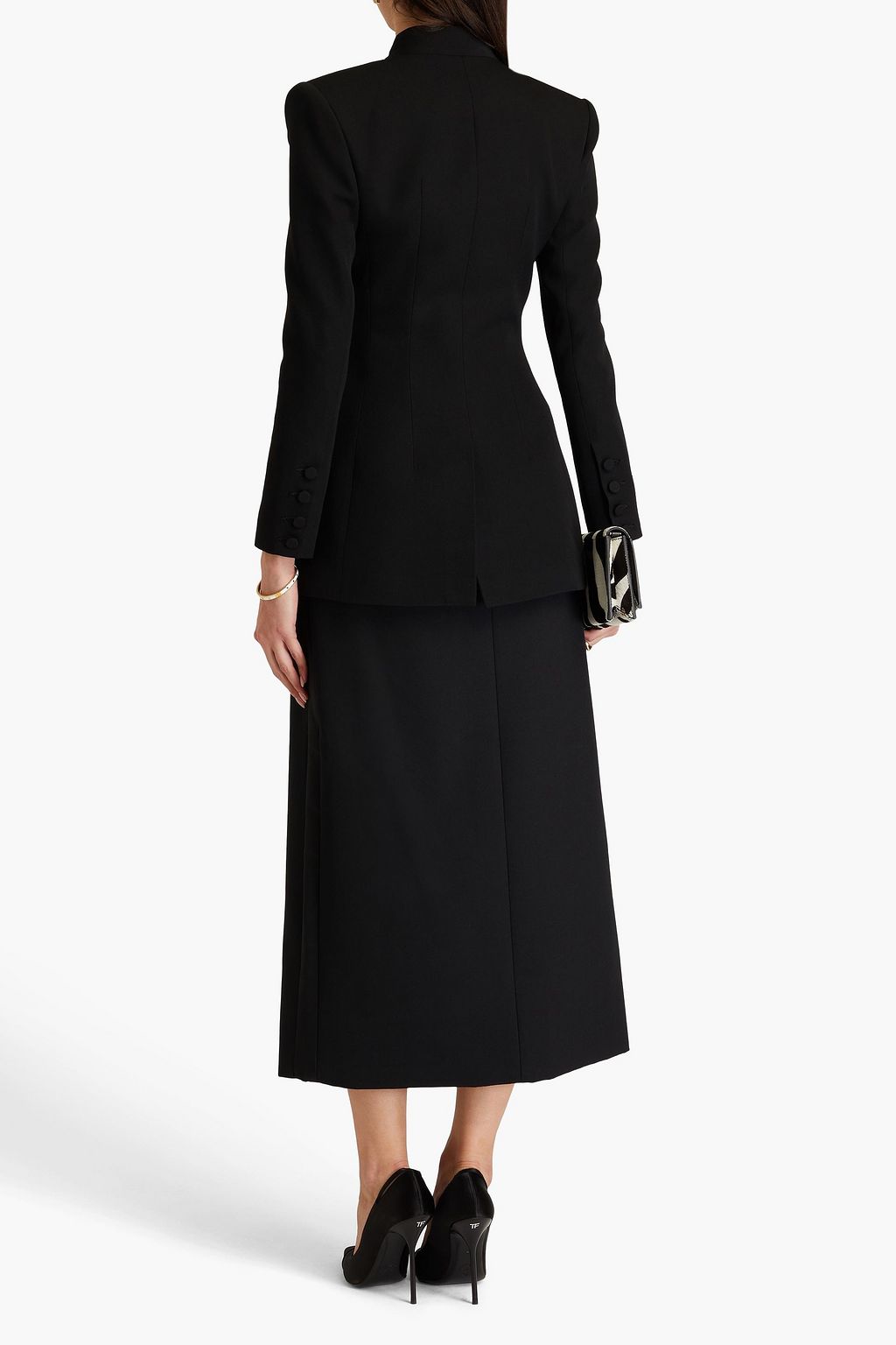 HUISHAN ZHANG Grain de poudre wool jacket
