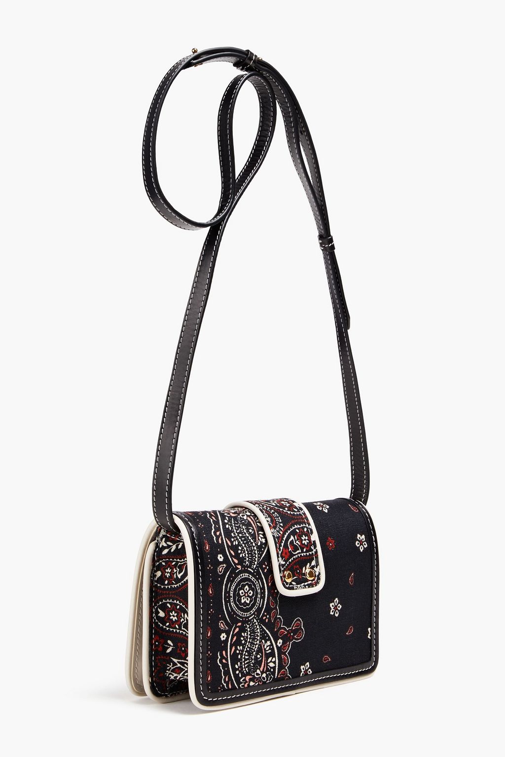 ZIMMERMANN Floral-print linen-canvas cross-body bag