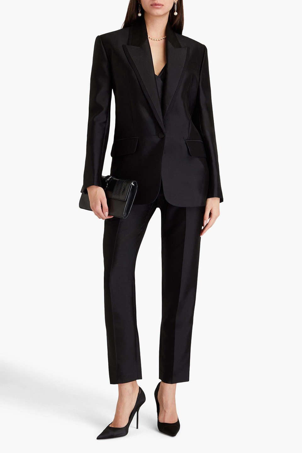 Zimmermann Blazer Aus Einer Woll-seidenmischung In Schwarz