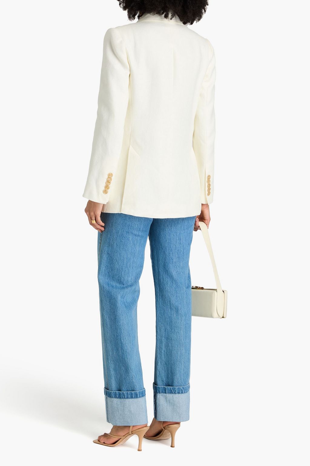 ZIMMERMANN Double-breasted linen blazer