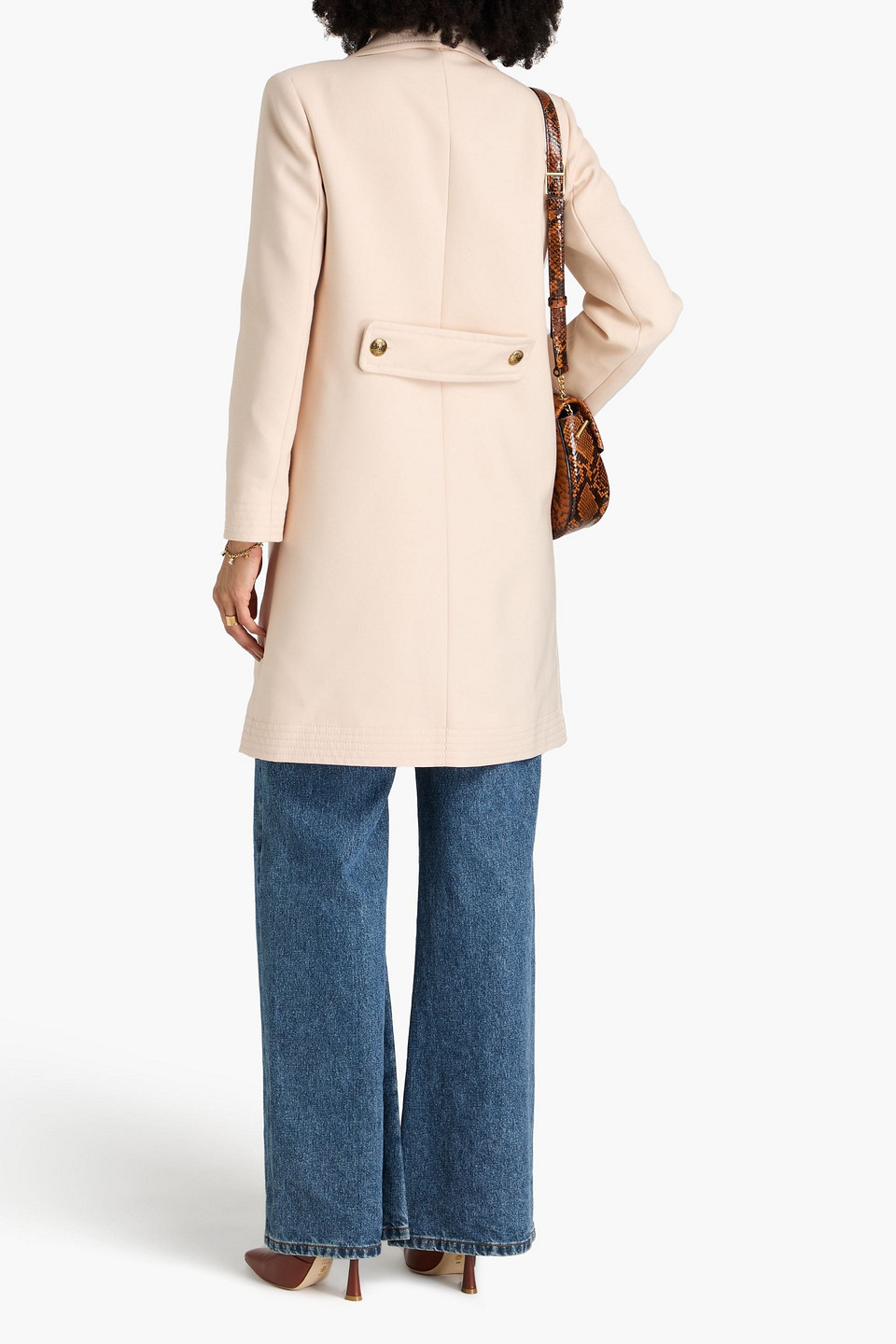 Zimmermann Wool-blend Coat In Blush