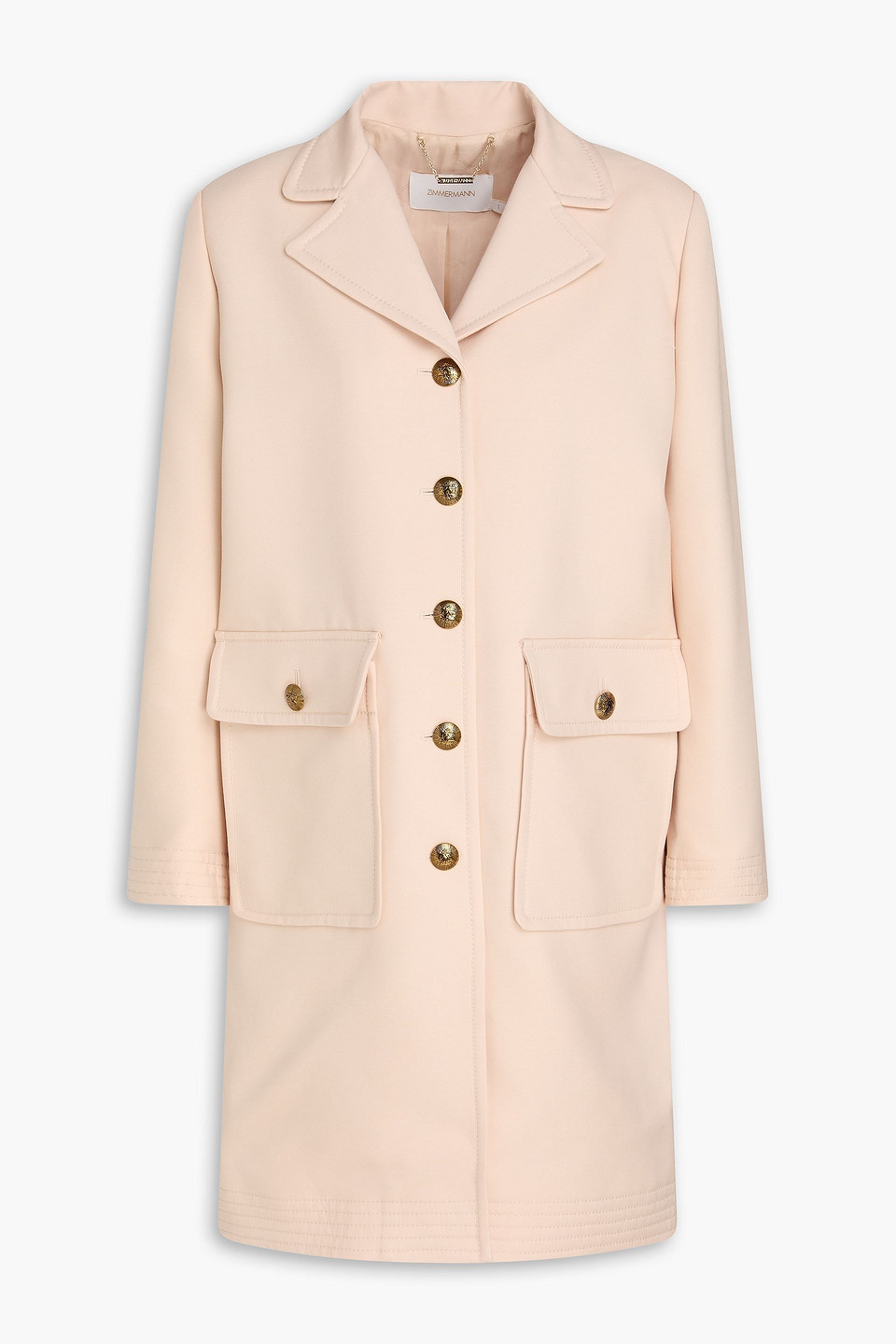 Zimmermann Wool-blend Coat In Neutral