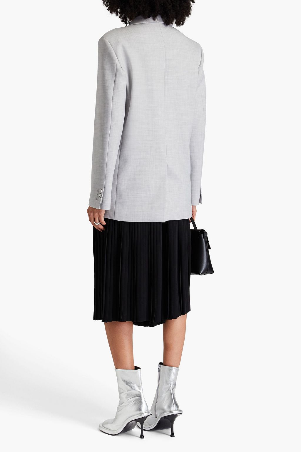 MM6 MAISON MARGIELA بليزر من التويد بفتحات