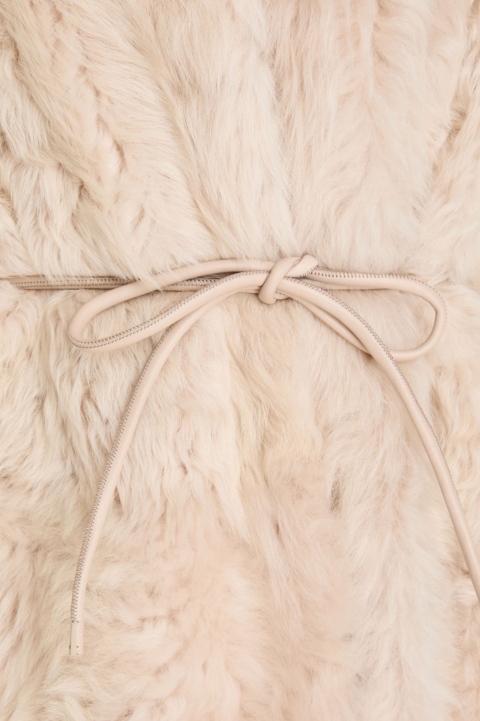 Zimmermann Shearling Coat In Beige