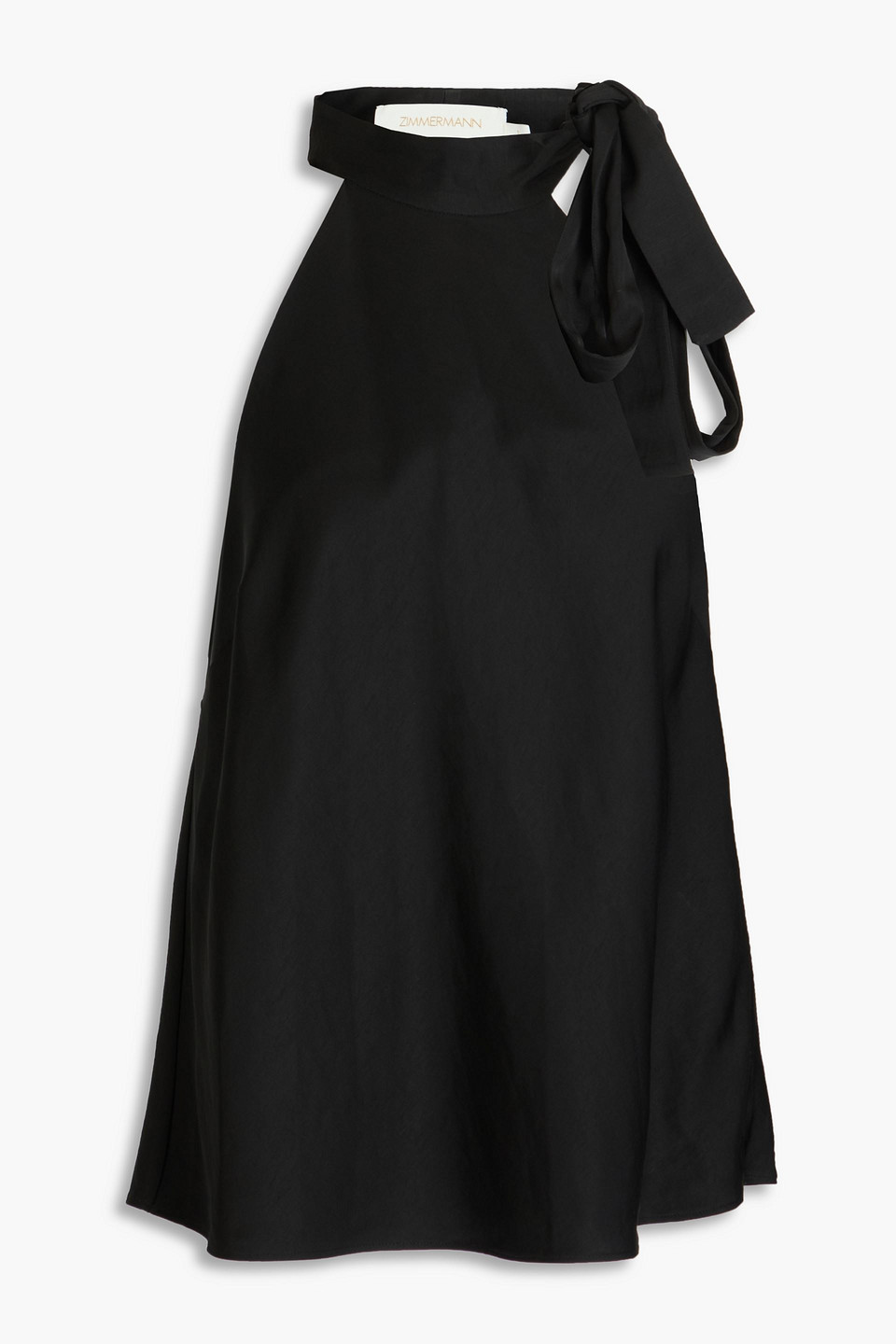 Zimmermann Oberteil Aus Satin In Schwarz