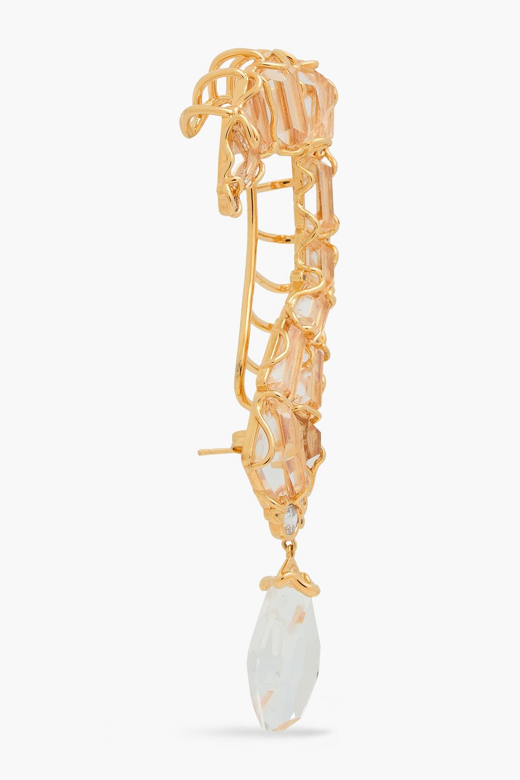 ZIMMERMANN Gold-tone crystal ear cuff