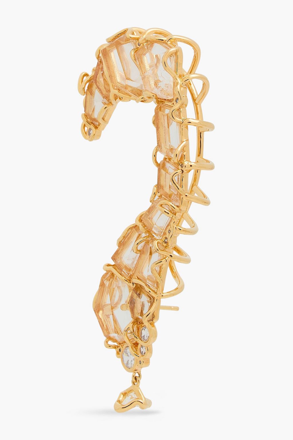 ZIMMERMANN Gold-tone crystal ear cuff