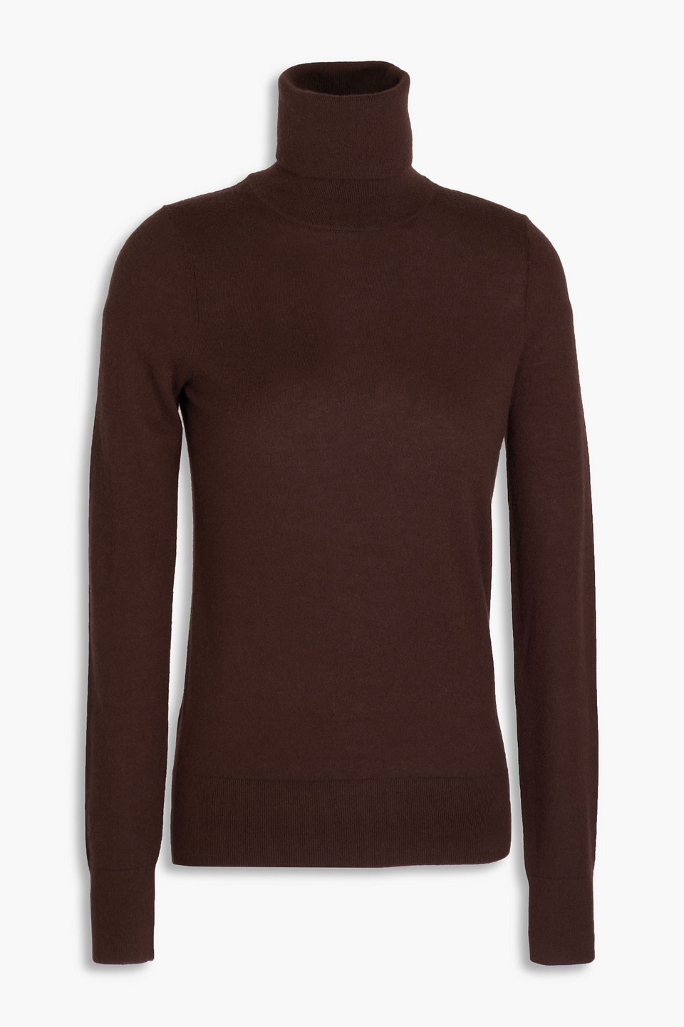 Zimmermann Cashmere Turtleneck Sweater In Chocolate