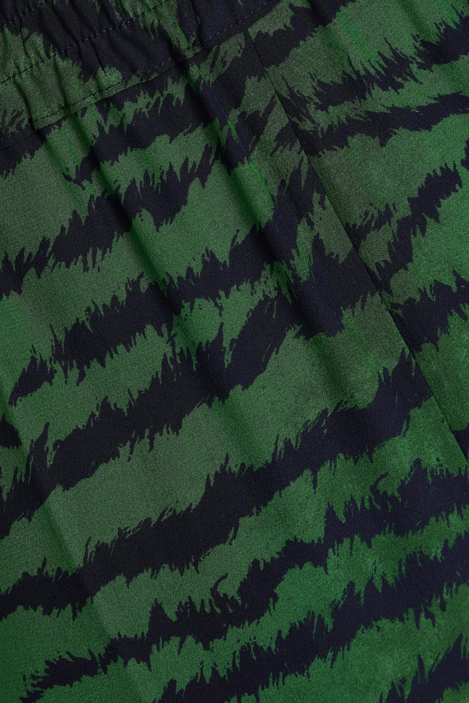 Victoria Beckham Tiger-print Silk Trousers In Animal-print