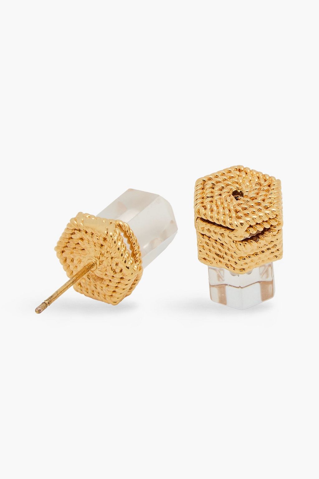 ZIMMERMANN Gold-tone quartz earrings
