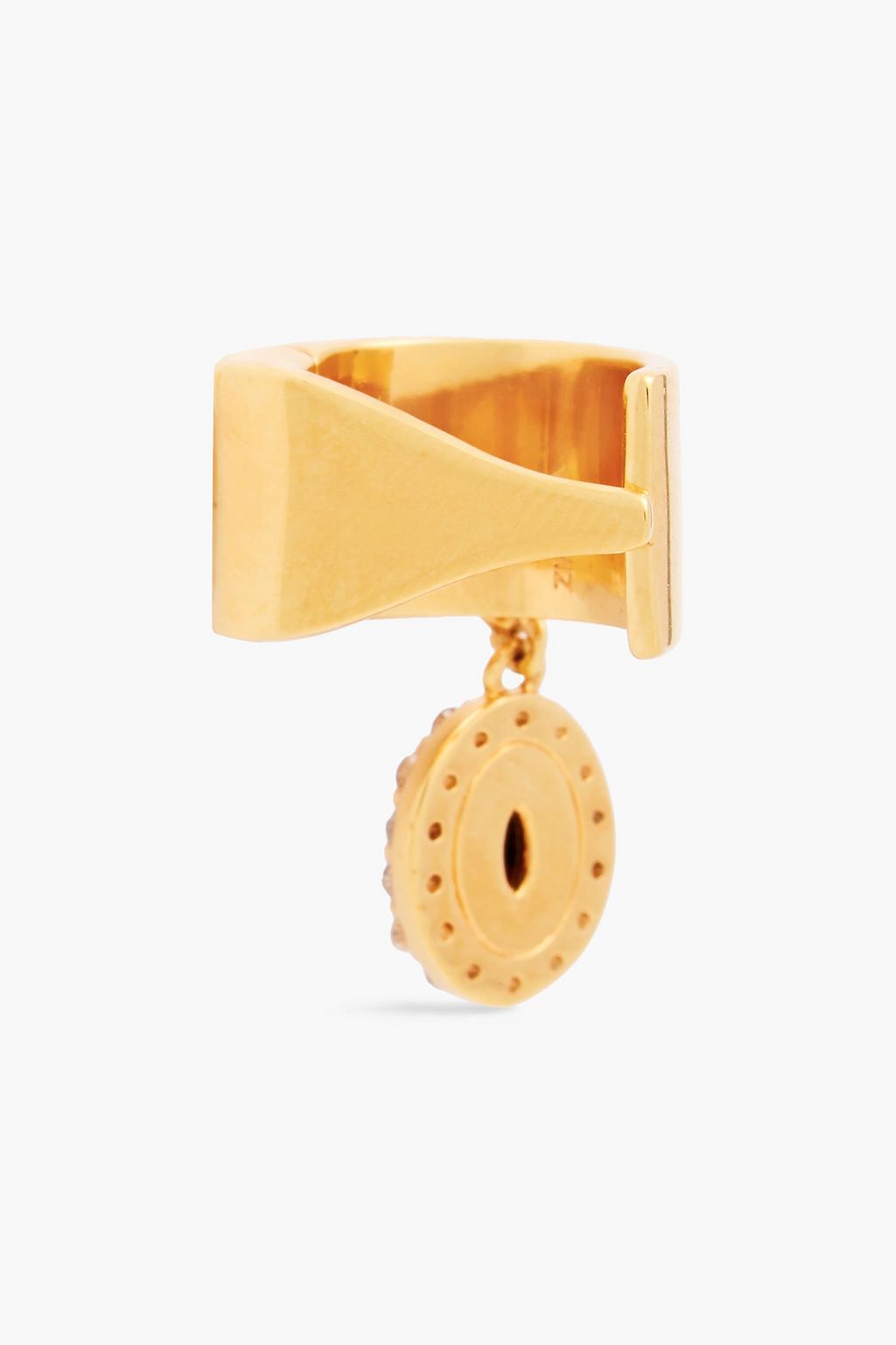 ZIMMERMANN Gold-tone, crystal and stone earring
