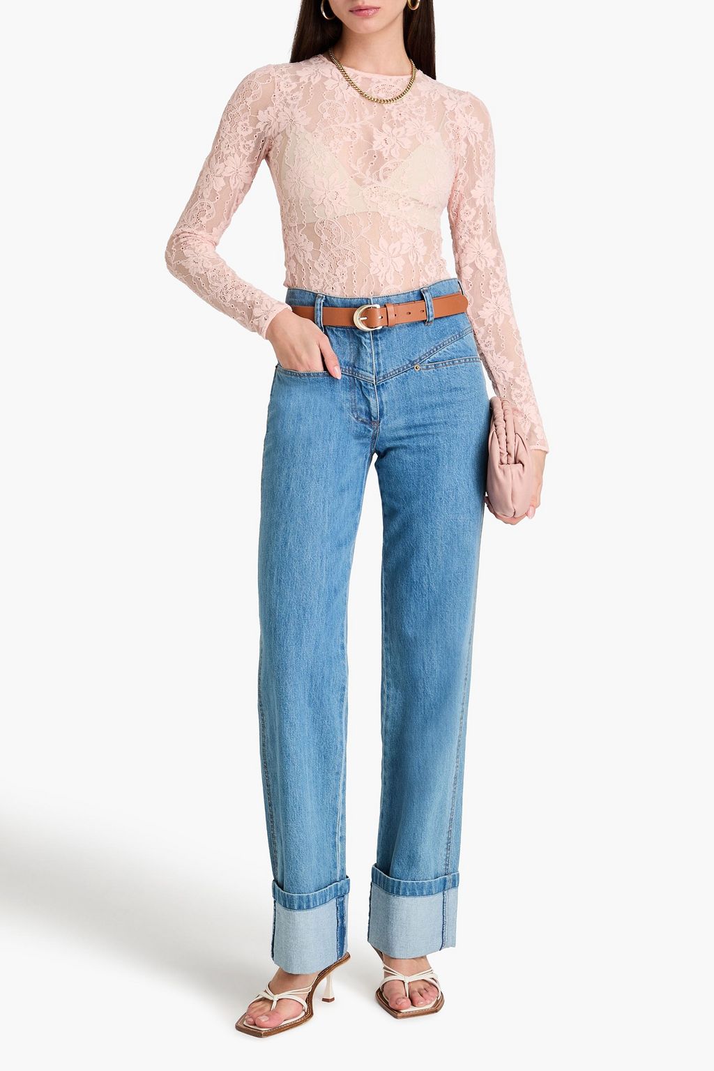 ZIMMERMANN بودي سوت من الدانتيل ونسيج مطاط