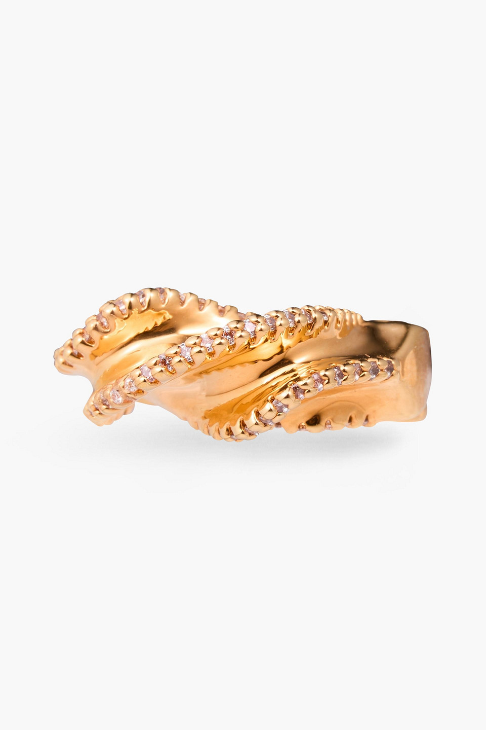 Zimmermann - Gold-tone crystal ear cuff - Metallic - OneSize