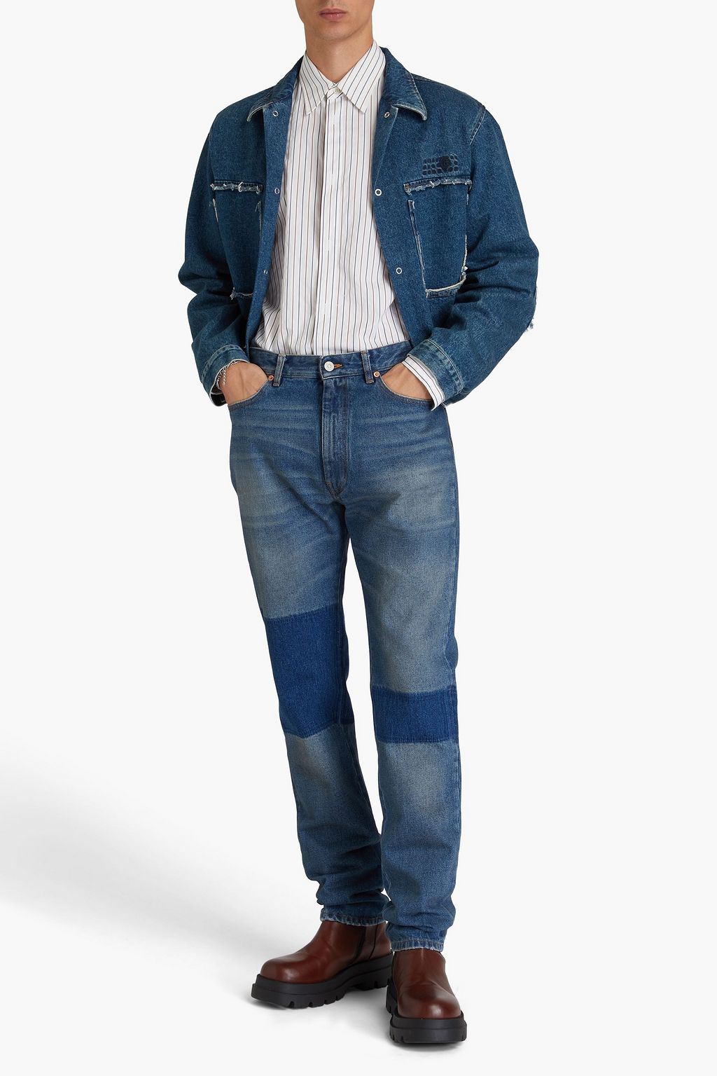 MAISON MARGIELA 데님 슬림 핏 진