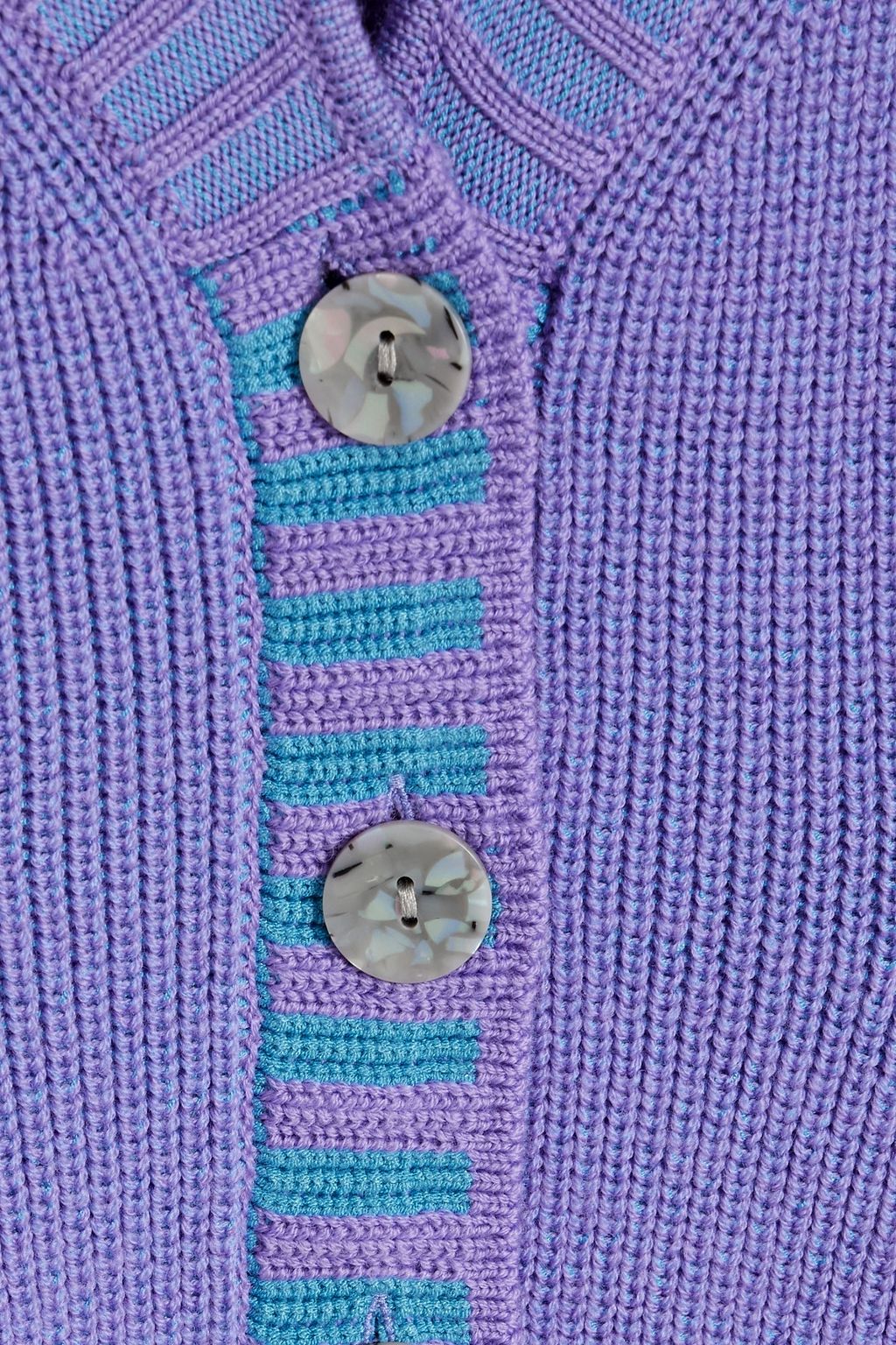 DIANE VON FURSTENBERG Merl cropped wool-blend cardigan