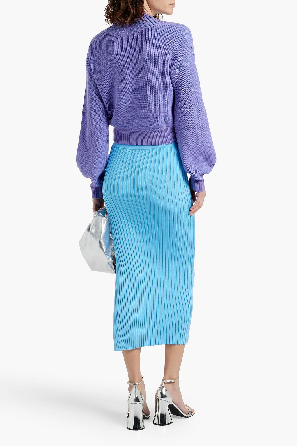 DIANE VON FURSTENBERG Merl cropped wool-blend cardigan