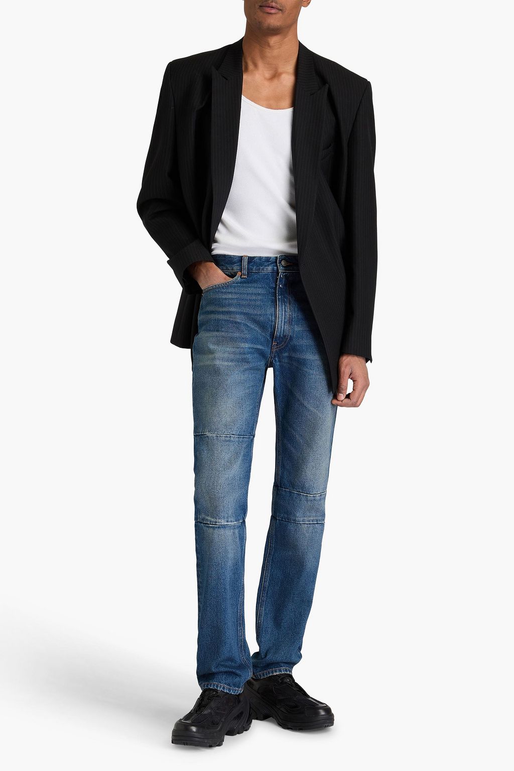 MM6 MAISON MARGIELA بنطلون جينز من الدنيم