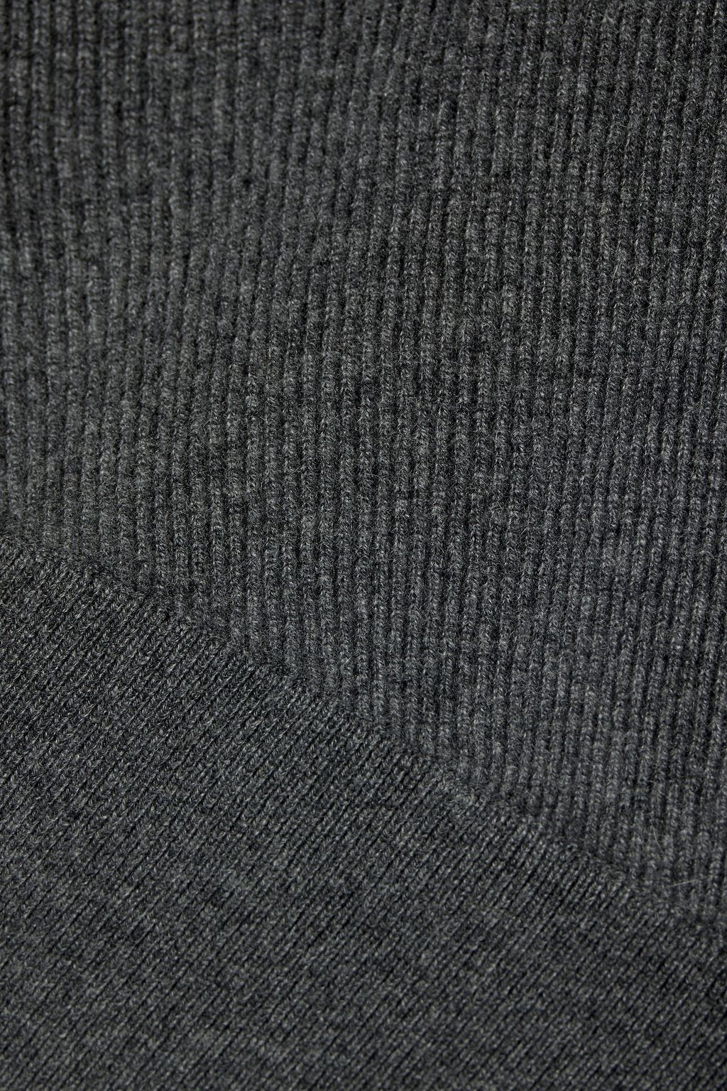 BRUNELLO CUCINELLI Bead-embellished ribbed cashmere sweater