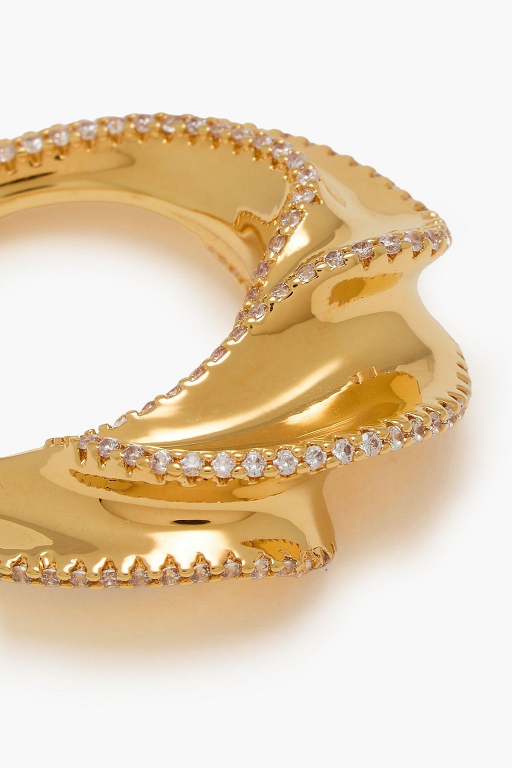 ZIMMERMANN Gold-tone crystal ring