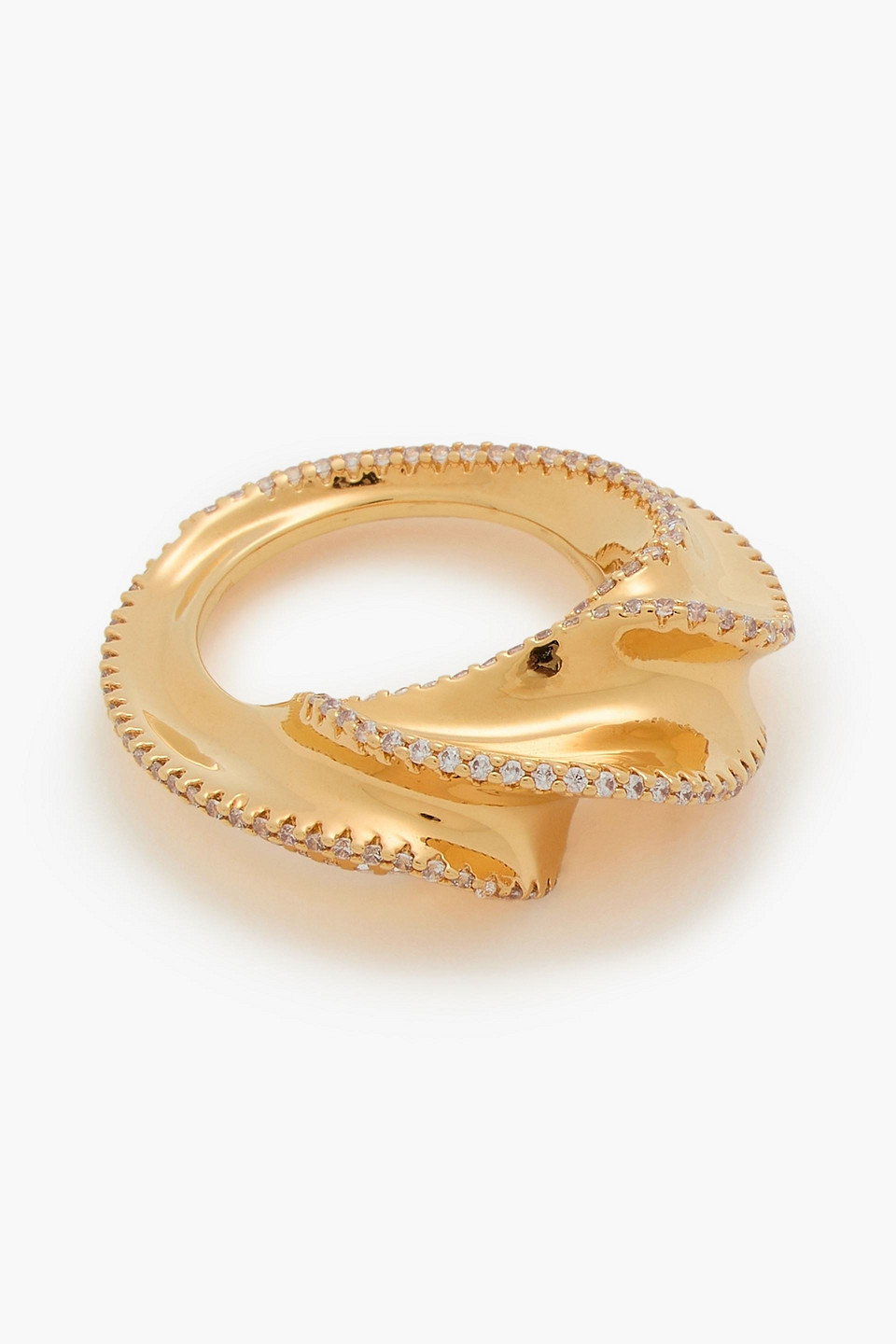 Zimmermann Goldfarbener Ring Mit Zirkon