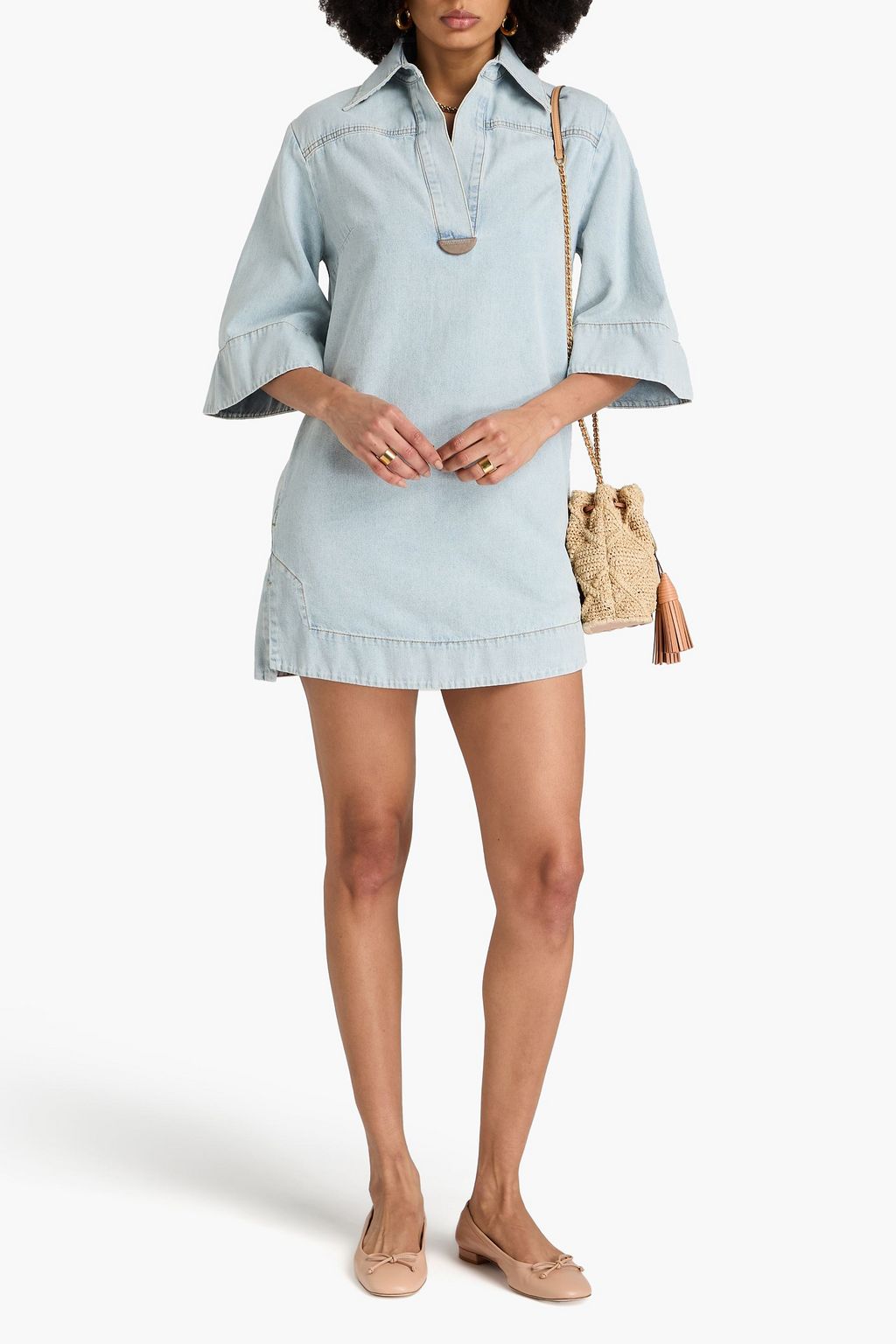 ZIMMERMANN Denim mini dress