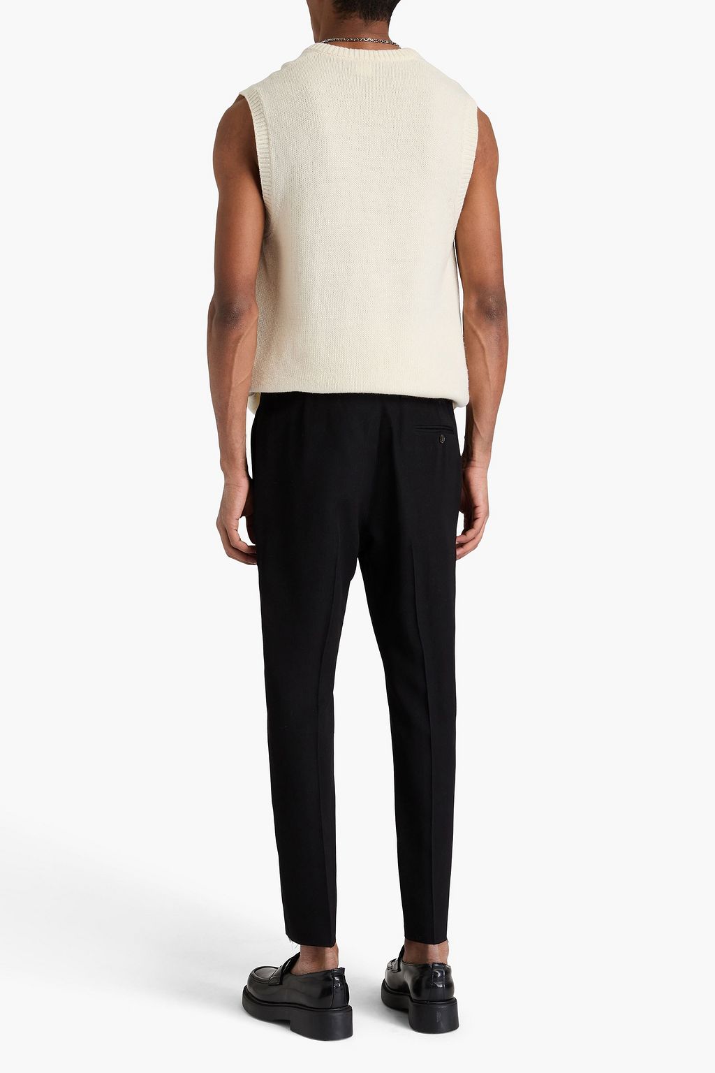 MM6 MAISON MARGIELA Tapered wool-blend crepe pants